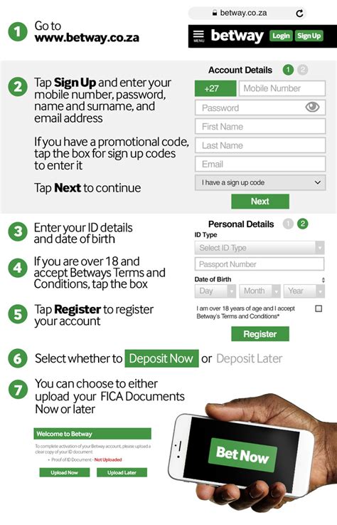 how to register at betway